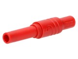 Soclu Banană 4mm 24A 1kVDC Roșu