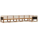 vidaXL Set de canapele de exterior 6 pcs natural Lemn Solid de Acacia 3382592