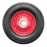 Roata pentru carucior 7x1.5 din cauciuc brut, cu rulment