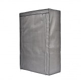 Dulap pentru haine din material textil, cu structura metalica, 105 x 45 x 160 cm