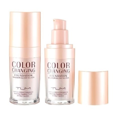 Fond de Ten Stralucitor, TLM, Color Changing, Shimmer Glow Silver, 30 ml foto