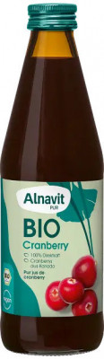 Suc de merisoare bio 330ml Alnavit foto