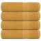 vidaXL Prosoape de baie 4 buc Aur 100x150 cm 360 g/m&sup2; 100% bumbac