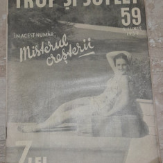 Revista Trup si Suflet nr.59/1937