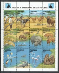 TANZANIA 1993 FAUNA PASARI SI ANIMALE SALBATICE foto