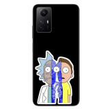 Husa compatibila cu Xiaomi Redmi Note 12s Silicon Gel Tpu Model Rick And Morty Connected