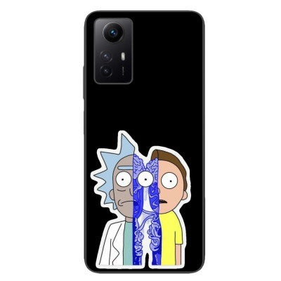 Husa compatibila cu Xiaomi Redmi Note 12s Silicon Gel Tpu Model Rick And Morty Connected foto