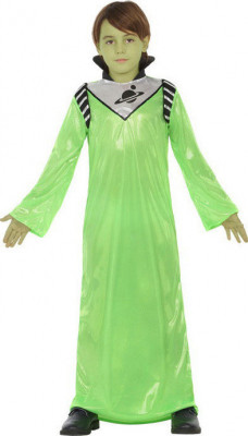 Costum Extraterestru Little Green Man 3-4 Ani 98-115 cm foto