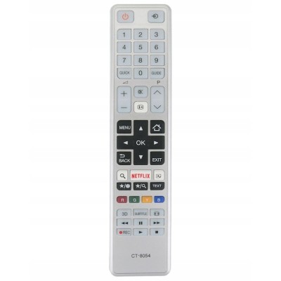 Telecomanda pentru Toshiba CT-8054, x-remote, Netflix, Negru foto