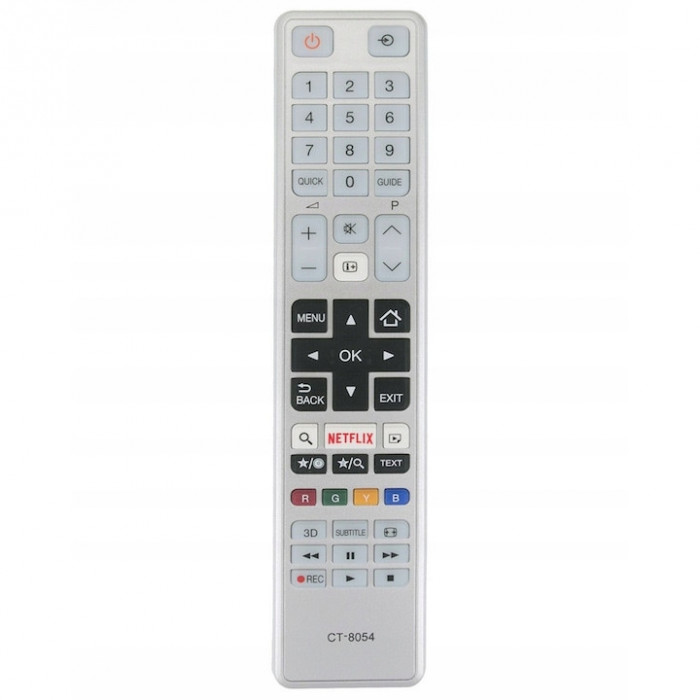 Telecomanda pentru Toshiba CT-8054, x-remote, Netflix, Negru