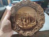 Placheta vintage lemn cu Salzburg