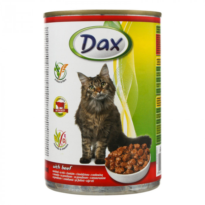 Conserva Dax pentru pisici 415 g cu Vita