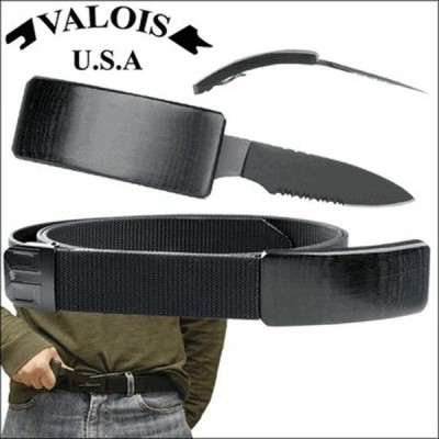 Cutit autoaparare cu dubla functie in curea Belt Knife by Valois foto