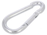 Carabină Oțel Zincat 80mm 8mm pentru Cabluri