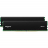 Cumpara ieftin Memorii Crucial Pro Black 64GB(2x32GB), DDR4-3200Mhz, CL22, Dual Channel