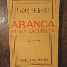 Aranca, știma lacurilor - Cezar Petrescu