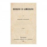 Alessandru Deparațianu, Doruri și Amoruri, 1861