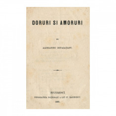 Alessandru Deparațianu, Doruri și Amoruri, 1861
