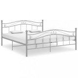 vidaXL Cadru de pat, gri, 180x200 cm, metal