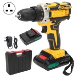 Aparat de gaurit electric Mmgoqqt, model TB096, 200W, 1800mAh, 21V, cu 2 acumulatori, tip pistol
