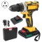 Aparat de gaurit electric Mmgoqqt, model TB096, 200W, 1800mAh, 21V, cu 2 acumulatori, tip pistol