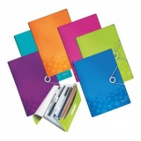 Mapa plastic tip proiect cu 6 compartimente LEITZ WOW A4