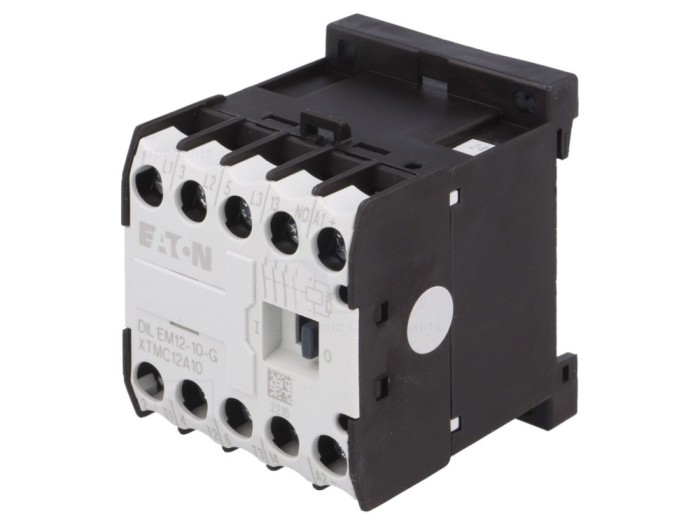 Contactor 3P 12A 24VDC NO x3