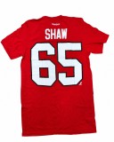Chicago Blackhawks tricou de bărbați Andrew Shaw #65 NHL Stack Logo Name &amp;amp; Number - S