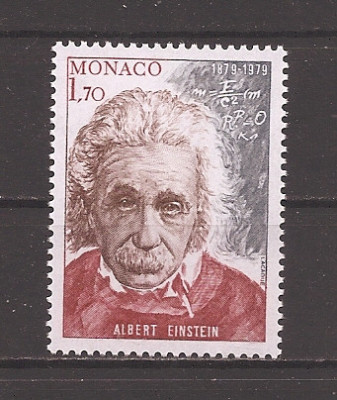 Monaco 1979 - 100 de ani de la nașterea lui Albert Einstein - fizician, MNH foto