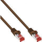 Cablu de retea RJ45 S/FTP PiMF Cat.6 30m Maro, InLine IL76430K