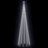 Decorațiune brad Crăciun conic 752 LED-uri alb rece 160x500 cm