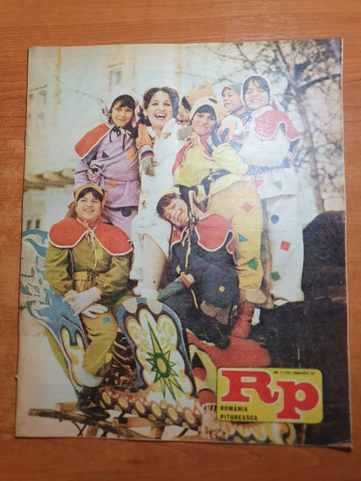 romania pitoreasca ianuarie 1987-art. si foto borsec,delta dunarii