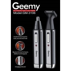 Trimmer facial electric si reincarcabil 2in1 Geemy GM-3106