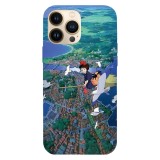 Husa compatibila cu Apple iPhone 14 Pro Max model Kiki&amp;#039;s Delivery Service, Silicon, TPU, Viceversa, Transparent, Carcasa