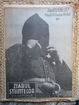 Ziarul Ştiinţelor şi al Călătoriilor nr.27/1942 foto