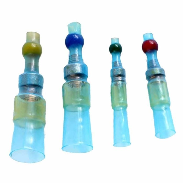 Set 20 morsete termocontractibile, cu spirala de cupru si lipire cu cositor, E-LOCKS, multicolor, diametru 3,3 - 9,0 mm