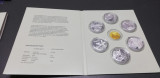Folder medalii aniversare Germania placate argint, Europa