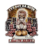 Decoratiune metalica de pus pe perete cu o veverita NV-22, Ornamentale