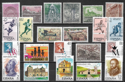 C2557 - lot timbre nestampilate MNH Spania foto