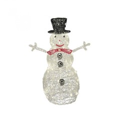Figurina Om de zapada luminos, 90 cm, acril, 80 LED-uri, IP44, alimentare retea foto