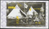 Isle of Man 2007 - Europa CEPT, Cercetasi, bloc 2 valori, dantelate, MNH, Mi.1348a