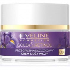 Eveline Cosmetics Gold & Retinol cremă intens hrănitoare antirid 60+ 50 ml