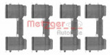 Set accesorii, placute frana FIAT DUCATO caroserie (250, 290) (2006 - 2016) METZGER 109-1726