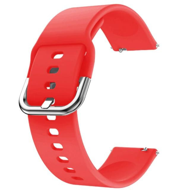 Curea din silicon compatibila cu Huawei Watch GT 2 Pro, Telescoape QR, 22mm, Candy Red