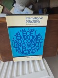 International Economic Institutions - M.A.G. van Meerhaeghe