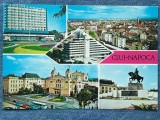 746. Cluj-Napoca, Vedere panoramica, Hotel Napoca, stat Mihai Viteazu Teatrul, Necirculata, Printata, Iasi