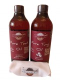 Dual Pack, Pure Tung Oil, Pure Teak Oil, laveta bumbac, 500ml/500ml