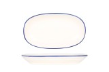 Bonna Placa de service - Linea Blue - Por&Aring;&pound;elan - 24x14 cm - set de 2