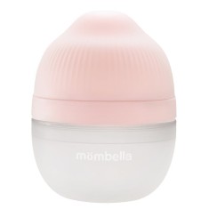 Biberon Anticolici Mombella Breast-Like, 120ml, Tetina S flux lent, 100% Silicon, Old Roze