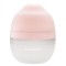 Biberon Anticolici Mombella Breast-Like, 120ml, Tetina S flux lent, 100% Silicon, Old Roze